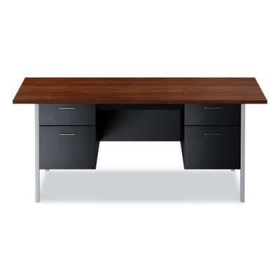Double Pedestal Steel Desk, 72